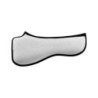 Acavallo Compensatore dressage Memory Foam bambù e silicone - Bianco/Nero