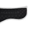 Acavallo Compensatore dressage Memory Foam bambù e silicone - Nero/Bianco