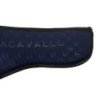 Acavallo Compensatore dressage Memory Foam bambù e silicone - Deep Blue/Nero