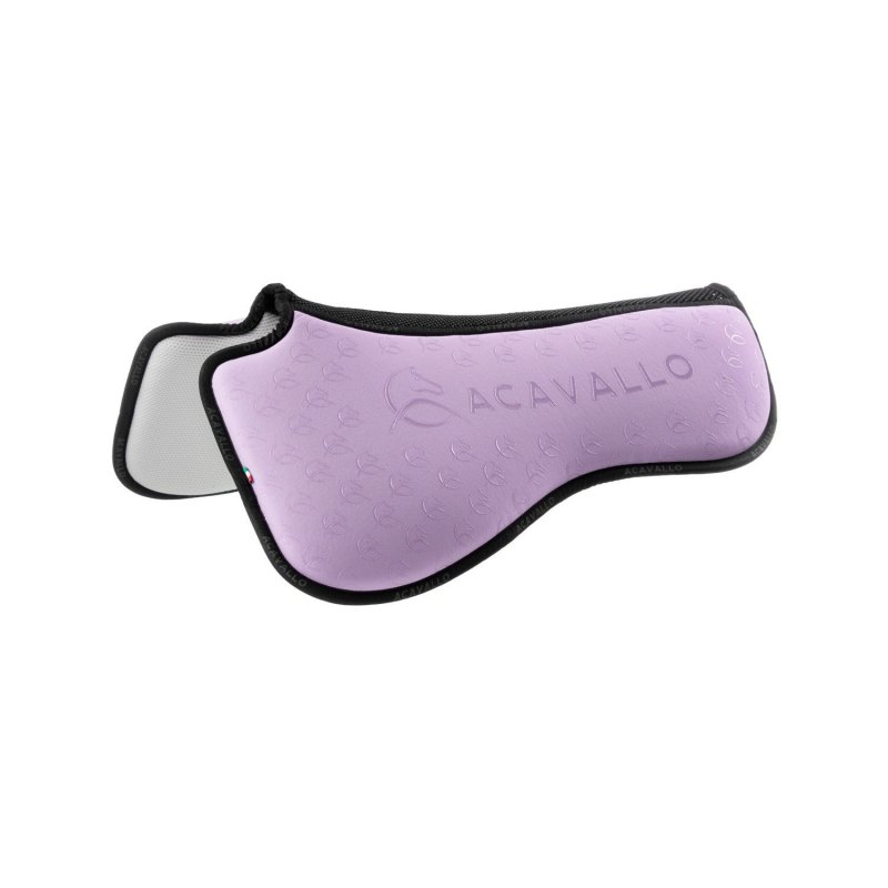 Acavallo Compensatore dressage Memory Foam bambù e silicone - Lilla/Nero