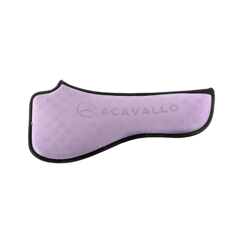 Acavallo Compensatore dressage Memory Foam bambù e silicone - Lilla/Nero
