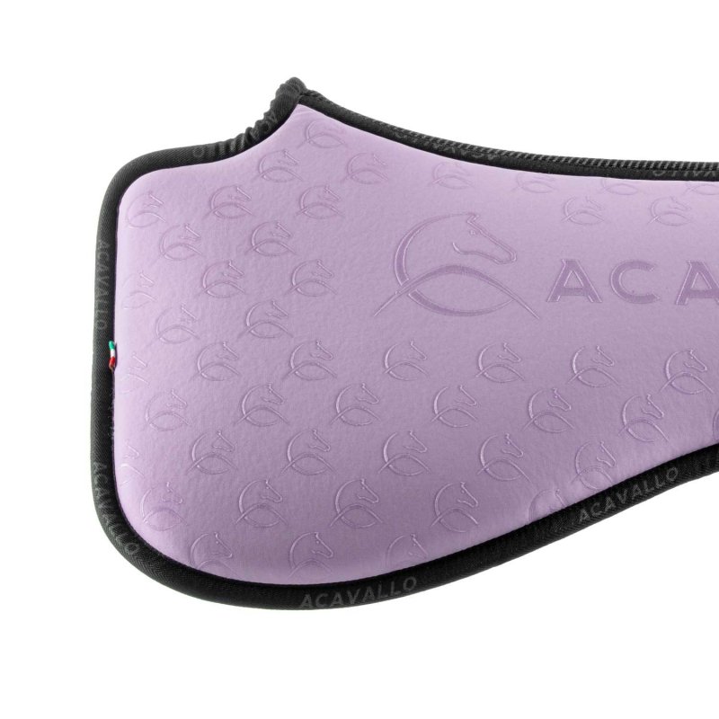 Acavallo Compensatore dressage Memory Foam bambù e silicone - Lilla/Nero