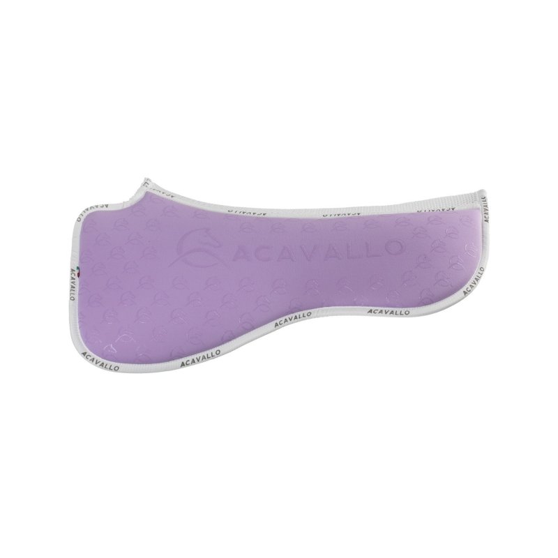 Acavallo Compensatore dressage Memory Foam bambù e silicone - Lilla/Bianco
