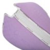 Acavallo Compensatore dressage Memory Foam bambù e silicone - Lilla/Bianco