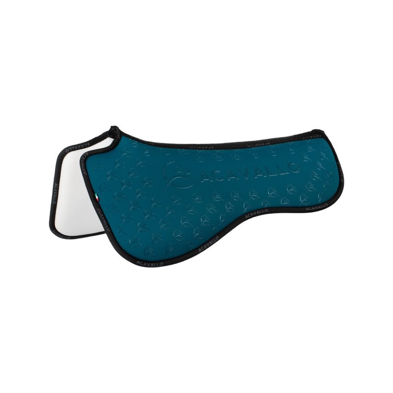 Acavallo Compensatore dressage Memory Foam bambù e silicone - Petrolio/Nero