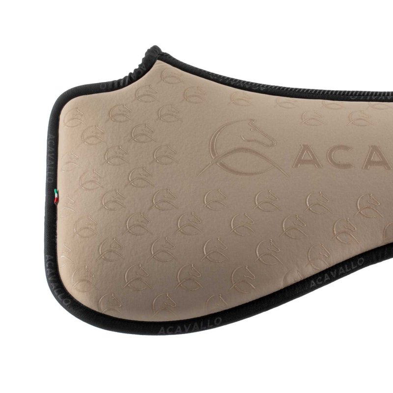 Acavallo Compensatore dressage Memory Foam bambù e silicone - Sabbia/Nero