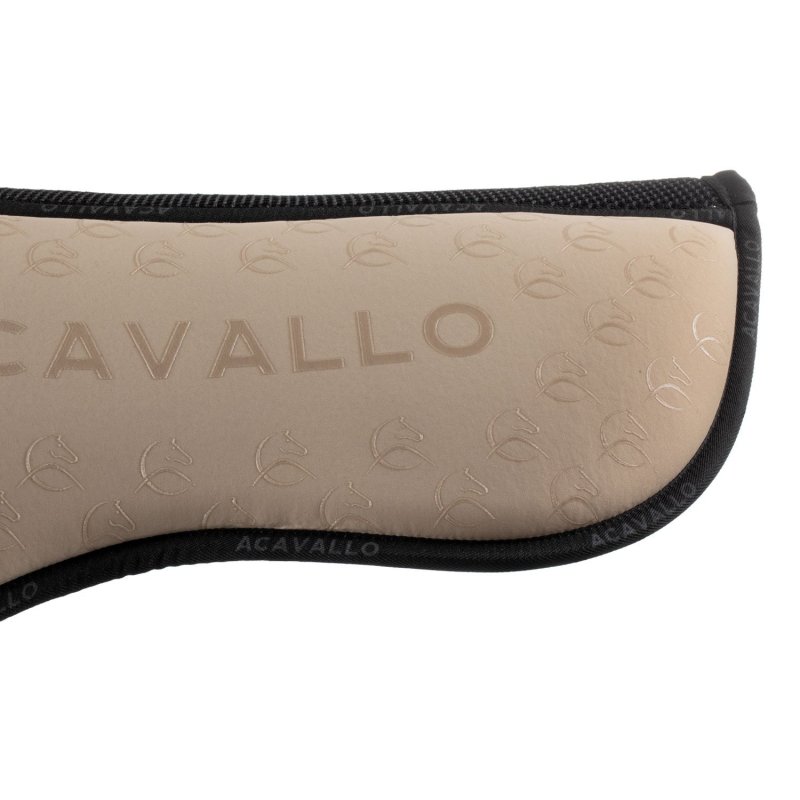 Acavallo Compensatore dressage Memory Foam bambù e silicone - Sabbia/Nero