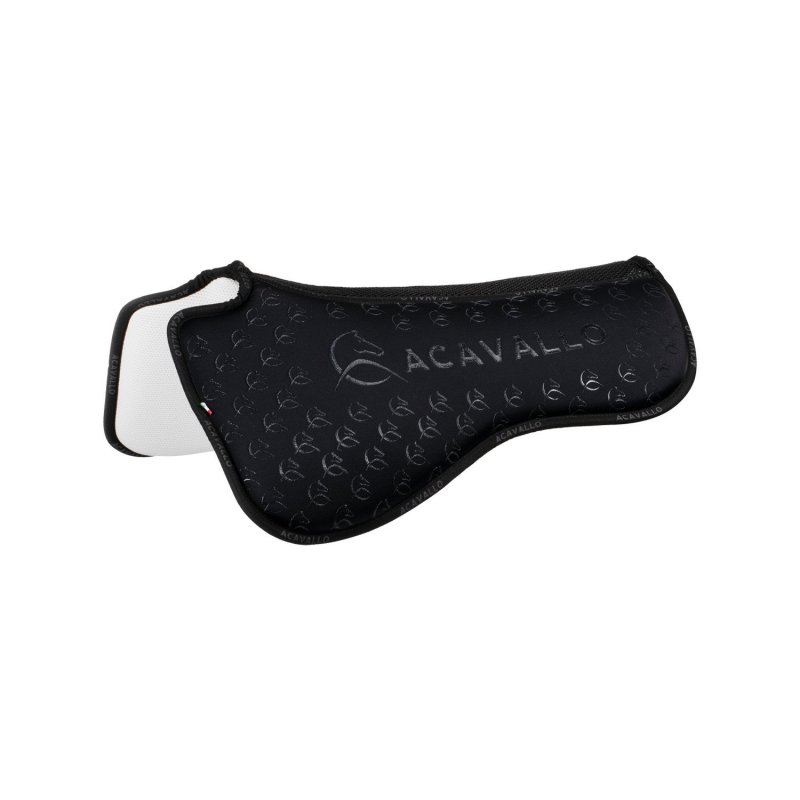 Acavallo Compensatore dressage Memory Foam bambù e silicone - Nero