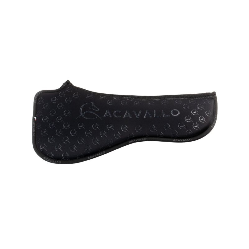 Acavallo Compensatore dressage Memory Foam bambù e silicone - Nero