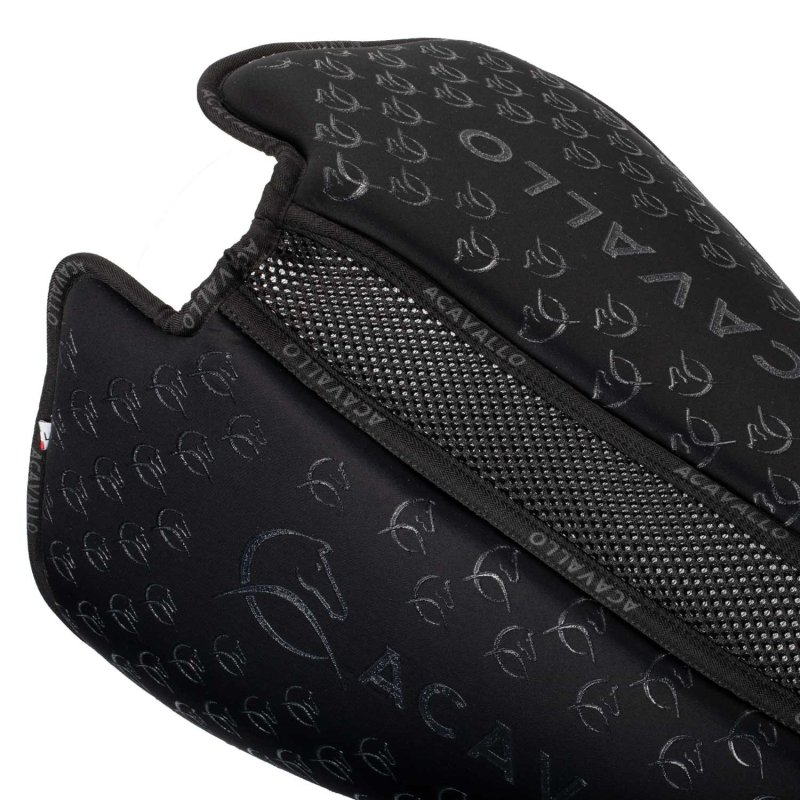 Acavallo Compensatore dressage Memory Foam bambù e silicone - Nero