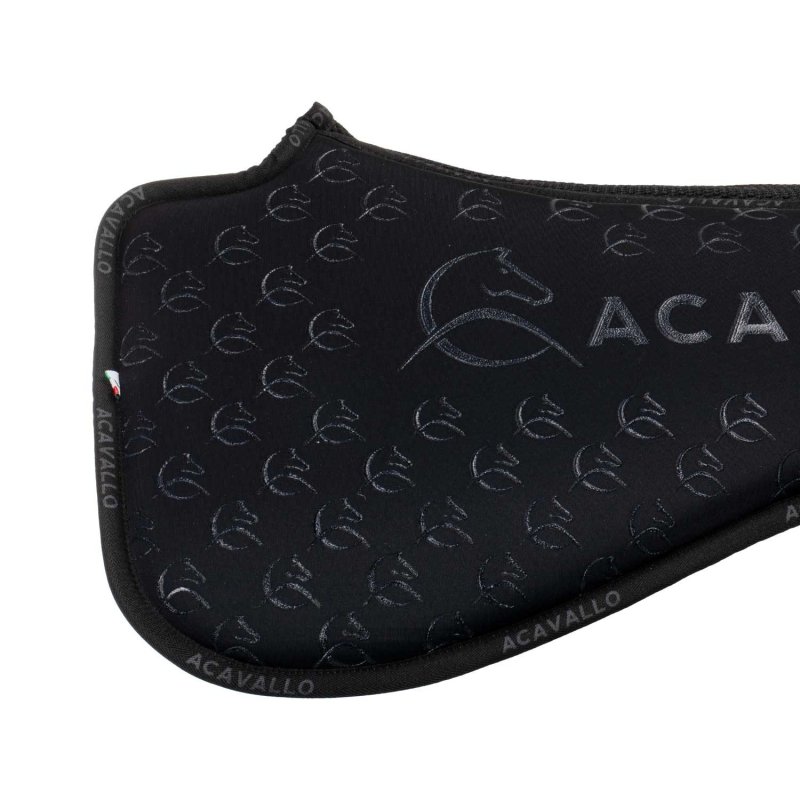 Acavallo Compensatore dressage Memory Foam bambù e silicone - Nero