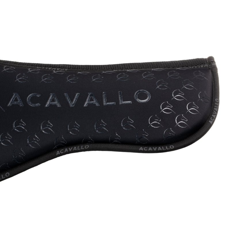 Acavallo Compensatore dressage Memory Foam bambù e silicone - Nero