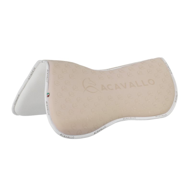 Acavallo Compensatore Memory Foam in bambù con grip silicone - Sabbia/Bianco