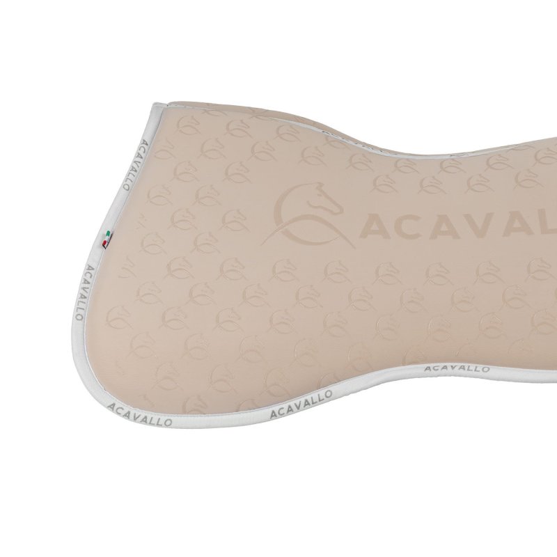 Acavallo Compensatore Memory Foam in bambù con grip silicone - Sabbia/Bianco