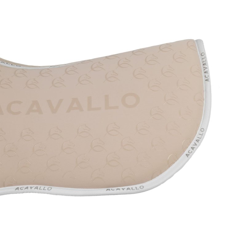 Acavallo Compensatore Memory Foam in bambù con grip silicone - Sabbia/Bianco