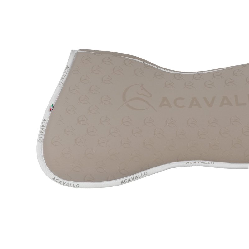 Acavallo Compensatore Memory Foam in bambù con grip silicone - Terra/Bianco