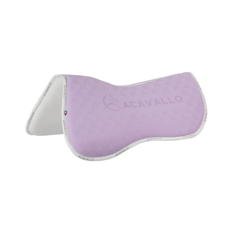 Acavallo Compensatore Memory Foam in bambù con grip silicone - Lilla/Bianco