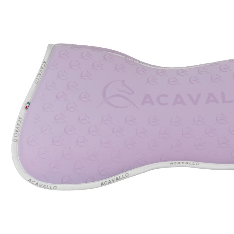 Acavallo Compensatore Memory Foam in bambù con grip silicone - Lilla/Bianco