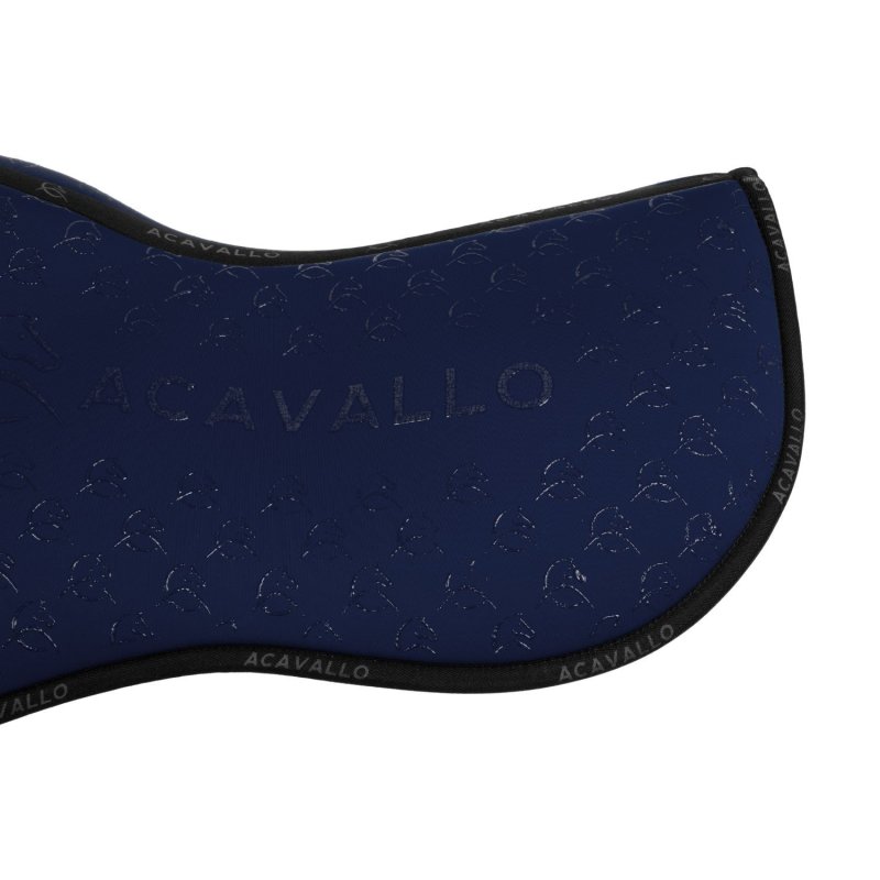 Acavallo Compensatore Memory Foam in bambù con grip silicone - Deep Blue/Nero