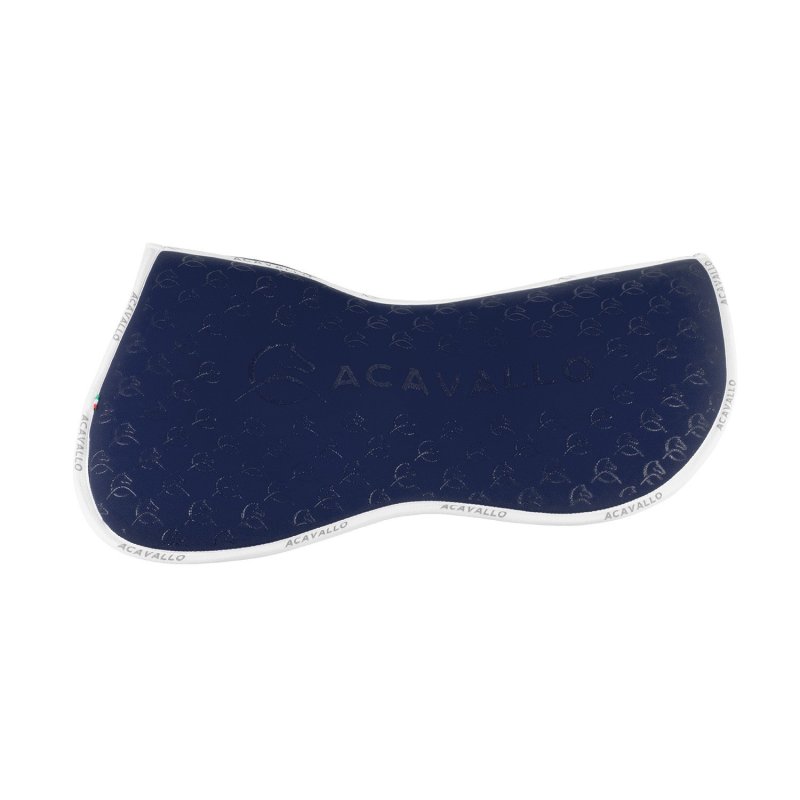 Acavallo Compensatore Memory Foam in bambù con grip silicone - Deep Blue/Bianco