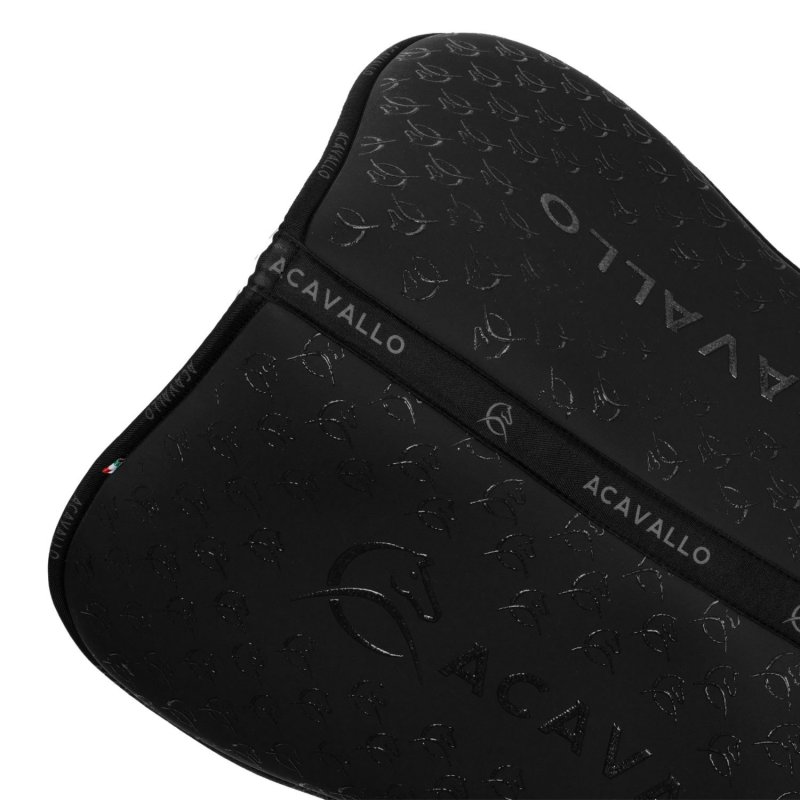 Acavallo Compensatore Memory Foam in bambù con grip silicone - Nero