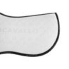 Acavallo Compensatore Memory Foam in bambù con grip silicone - Bianco/Nero