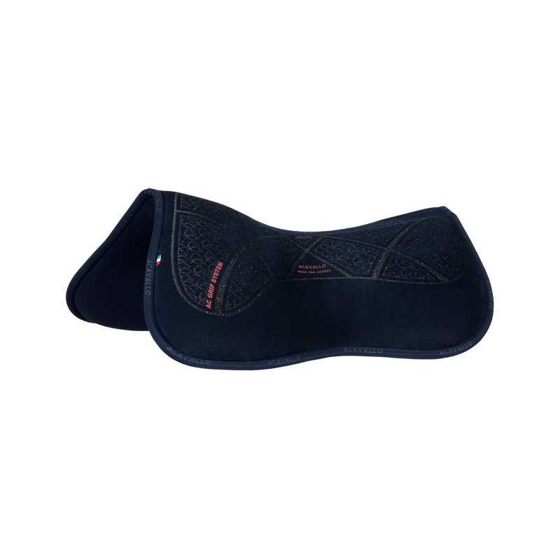 Acavallo Compensatore Memory Foam in camoscio AC Grip - Blu - colore grip Ac-Grip System  Silver