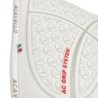 Acavallo Compensatore Memory Foam in camoscio AC Grip - Bianco - colore grip Ac-Grip System  Silver