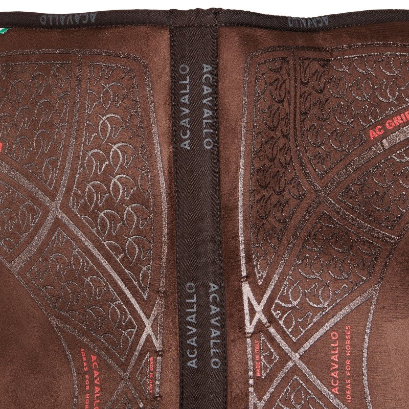 Acavallo Compensatore Memory Foam in camoscio AC Grip - Marrone - colore grip Ac-Grip System  Bronze