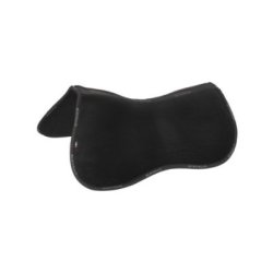 Acavallo Compensatore Memory Foam in camoscio con tasche - Nero