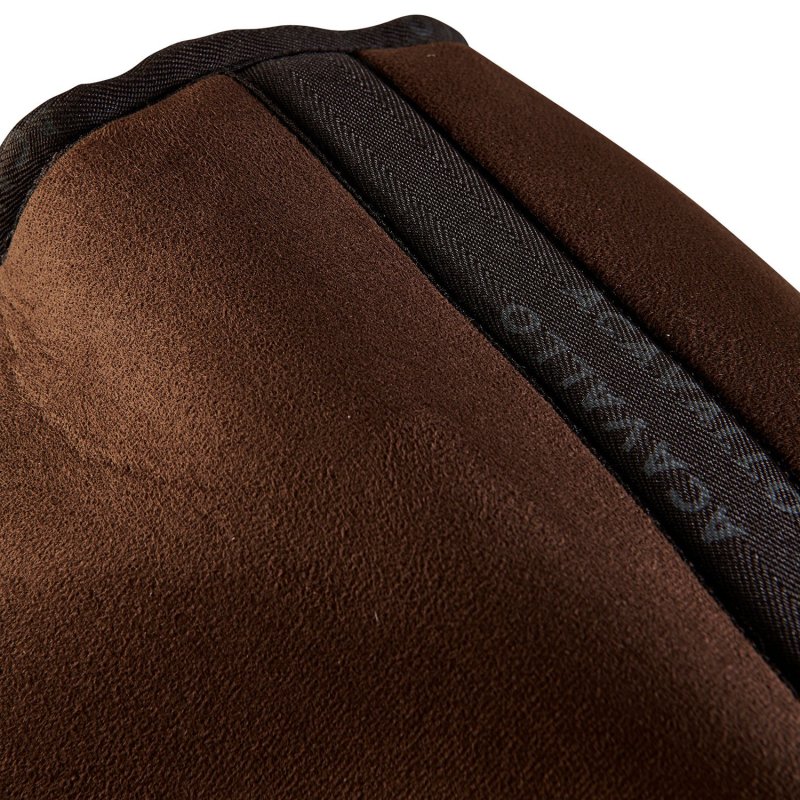 Acavallo Compensatore Memory Foam in camoscio con tasche - Marrone