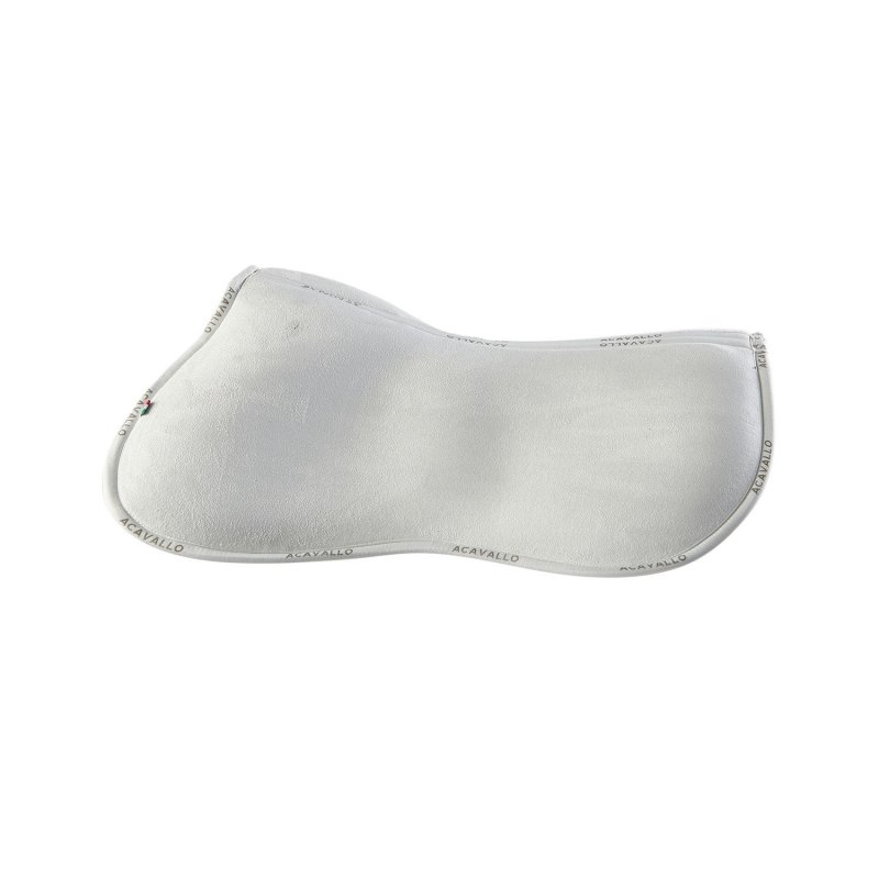 Acavallo Compensatore Memory Foam in camoscio con tasche - Bianco
