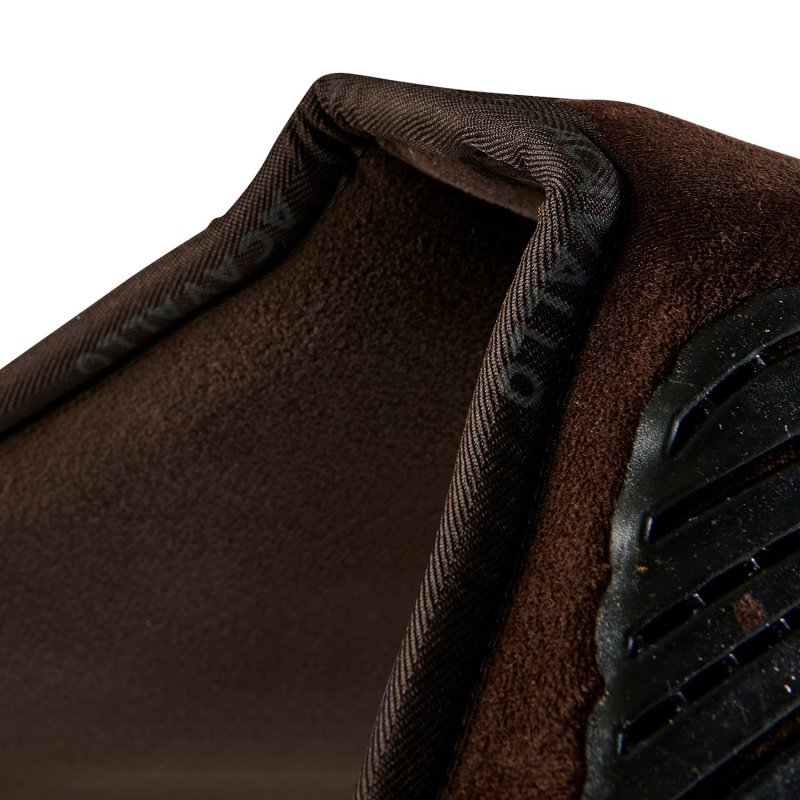 Acavallo Compensatore Memory Foam in camoscio con tasche e gel - Marrone