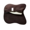 Acavallo Compensatore Memory Foam in camoscio con tasche e gel - Marrone