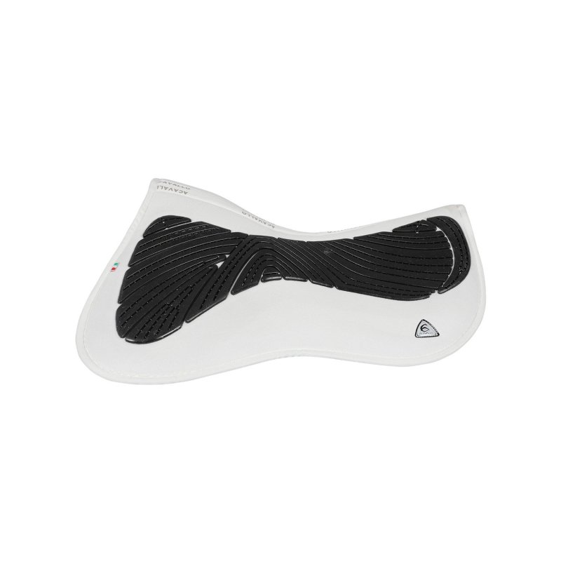 Acavallo Compensatore Memory Foam in camoscio con tasche e gel - Bianco