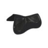 Acavallo Compensatore Memory Foam in camoscio con tasche e gel - Nero