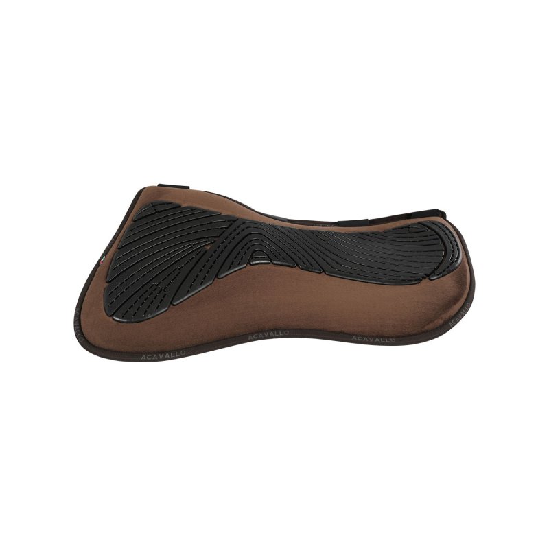 Acavallo Compensatore Memory Foam camoscio e gel Free Spine - Marrone