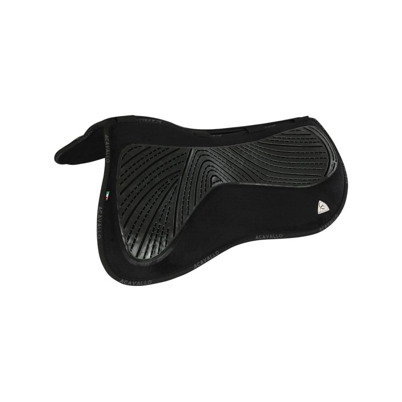 Acavallo Compensatore Memory Foam camoscio e gel Free Spine - Nero