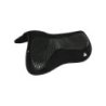 Acavallo Compensatore Memory Foam camoscio e gel Free Spine - Nero