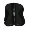 Acavallo Compensatore Memory Foam camoscio e gel Free Spine - Nero