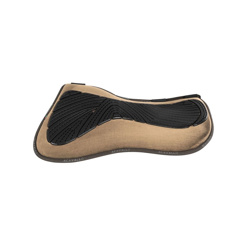 Acavallo Compensatore Memory Foam camoscio e gel Free Spine - Sabbia