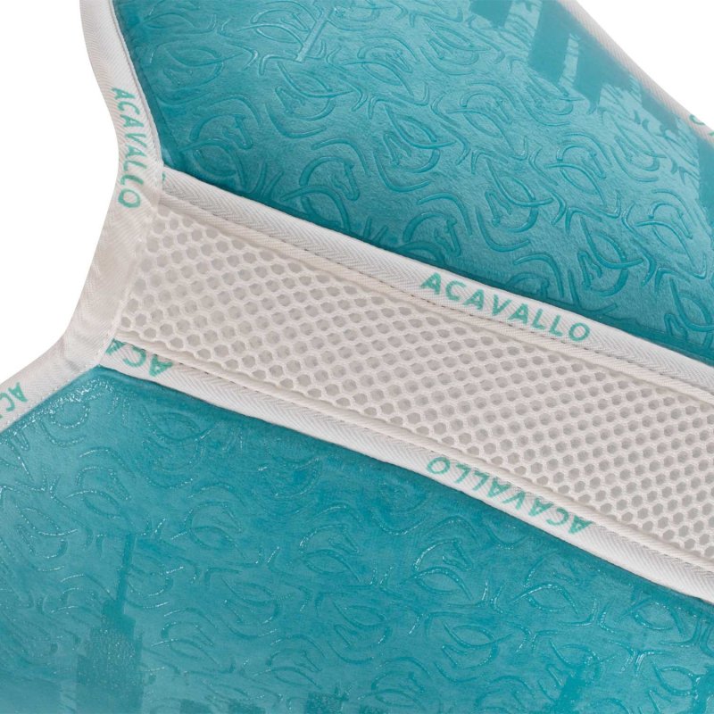 Acavallo Compensatore salto Memory Foam Louvre e bambù Grip - Azzurro
