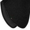 Acavallo Compensatore salto Memory Foam in doppio feltro - Nero
