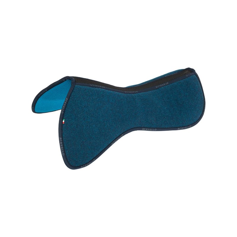 Acavallo Compensatore salto Memory Foam in doppio feltro - Blu navy/Petrolio