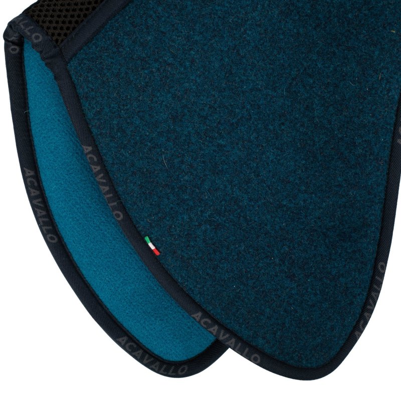 Acavallo Compensatore salto Memory Foam in doppio feltro - Blu navy/Petrolio
