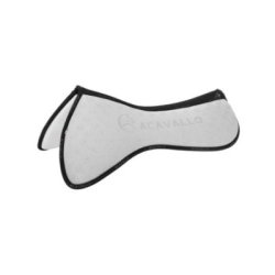 Acavallo Compensatore salto Memory Foam in bambù Grip - Bianco/Nero