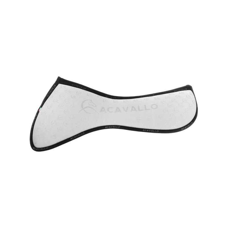 Acavallo Compensatore salto Memory Foam in bambù Grip - Bianco/Nero
