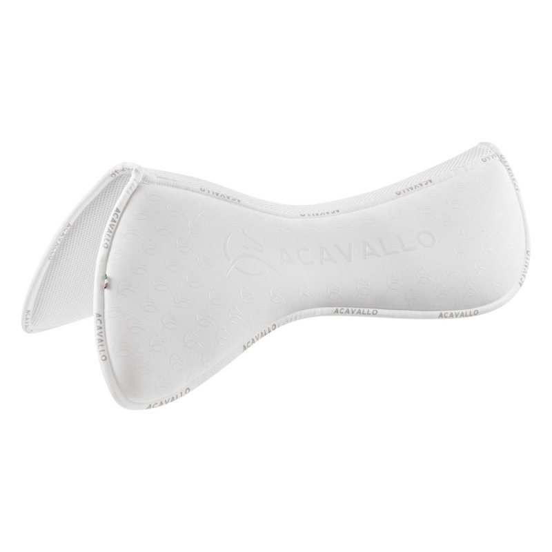 Acavallo Compensatore salto Memory Foam in bambù Grip - Bianco