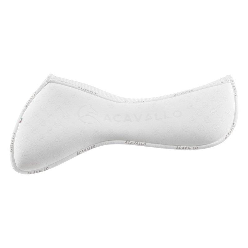 Acavallo Compensatore salto Memory Foam in bambù Grip - Bianco