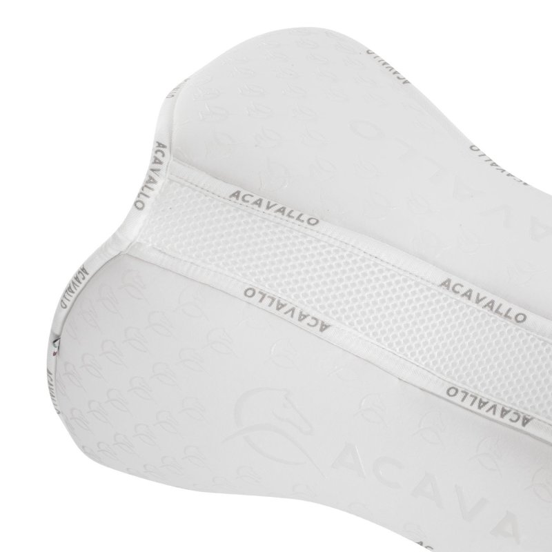 Acavallo Compensatore salto Memory Foam in bambù Grip - Bianco